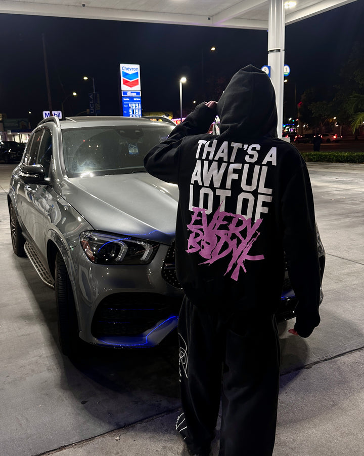 AWFUL EVERYBODYK HOODIE BLACK
