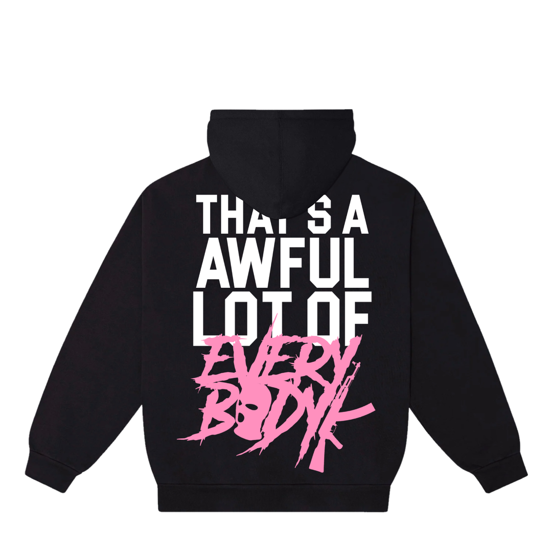 AWFUL EVERYBODYK HOODIE BLACK