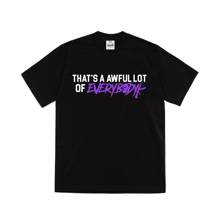 AWFUL EVERYBODYK SHIRT (PUR/BLK)