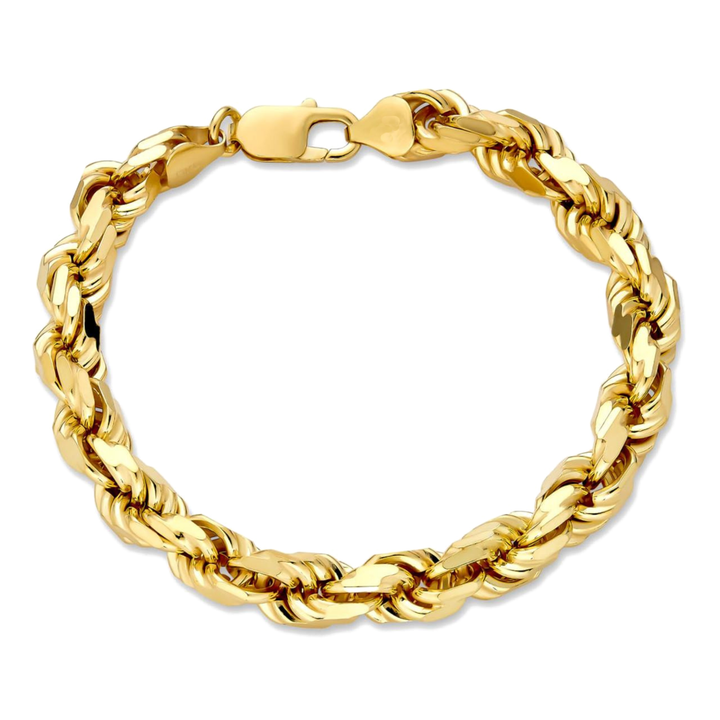 18K CHUNKY ROPE BRACELET